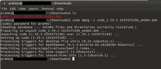 Cara install VSCode di Ubuntu - 2021