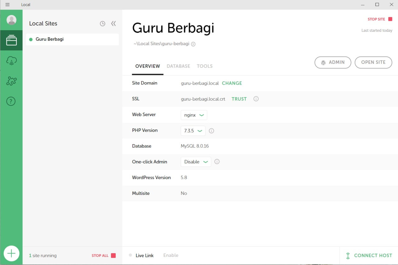 Cara install Wordpress di local tanpa perlu tahu database atau webserver