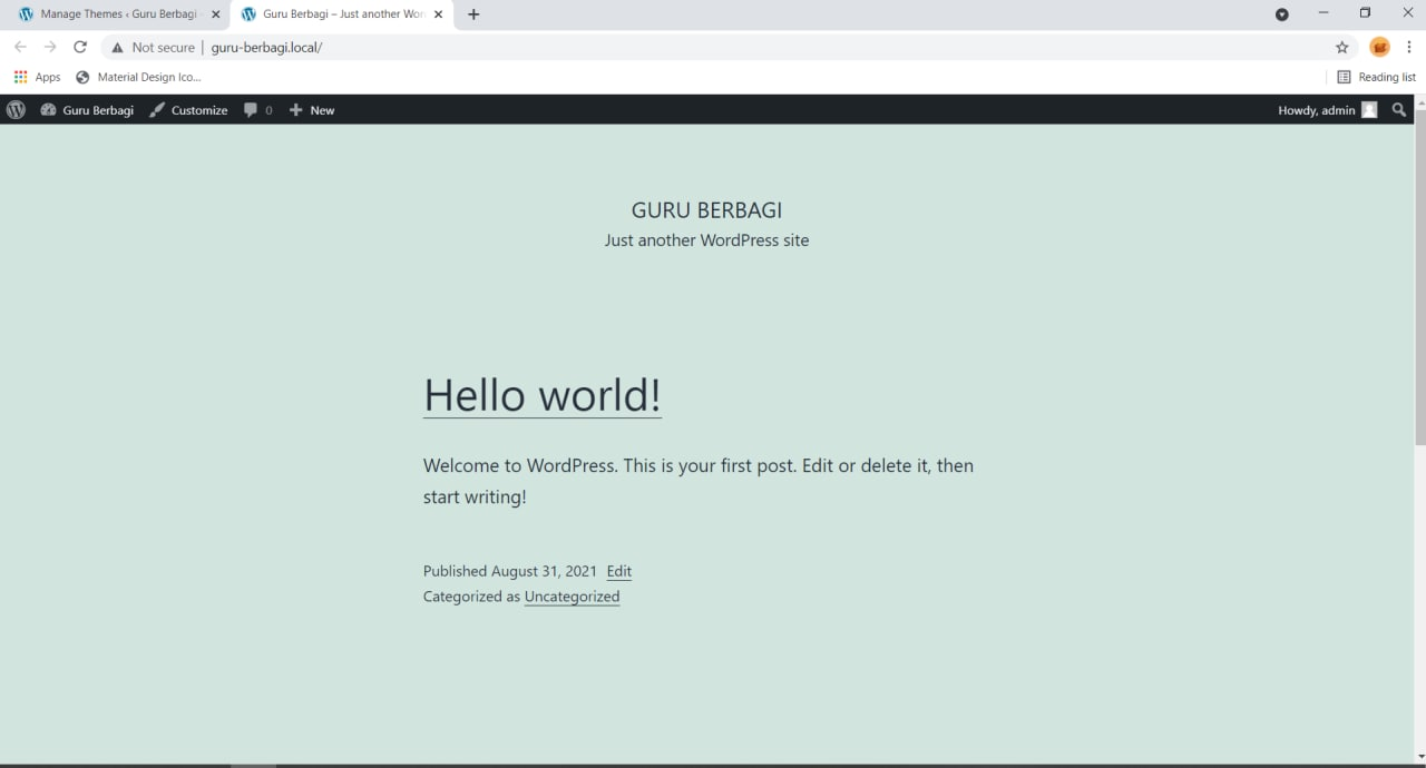 Cara install Wordpress di local tanpa perlu tahu database atau webserver