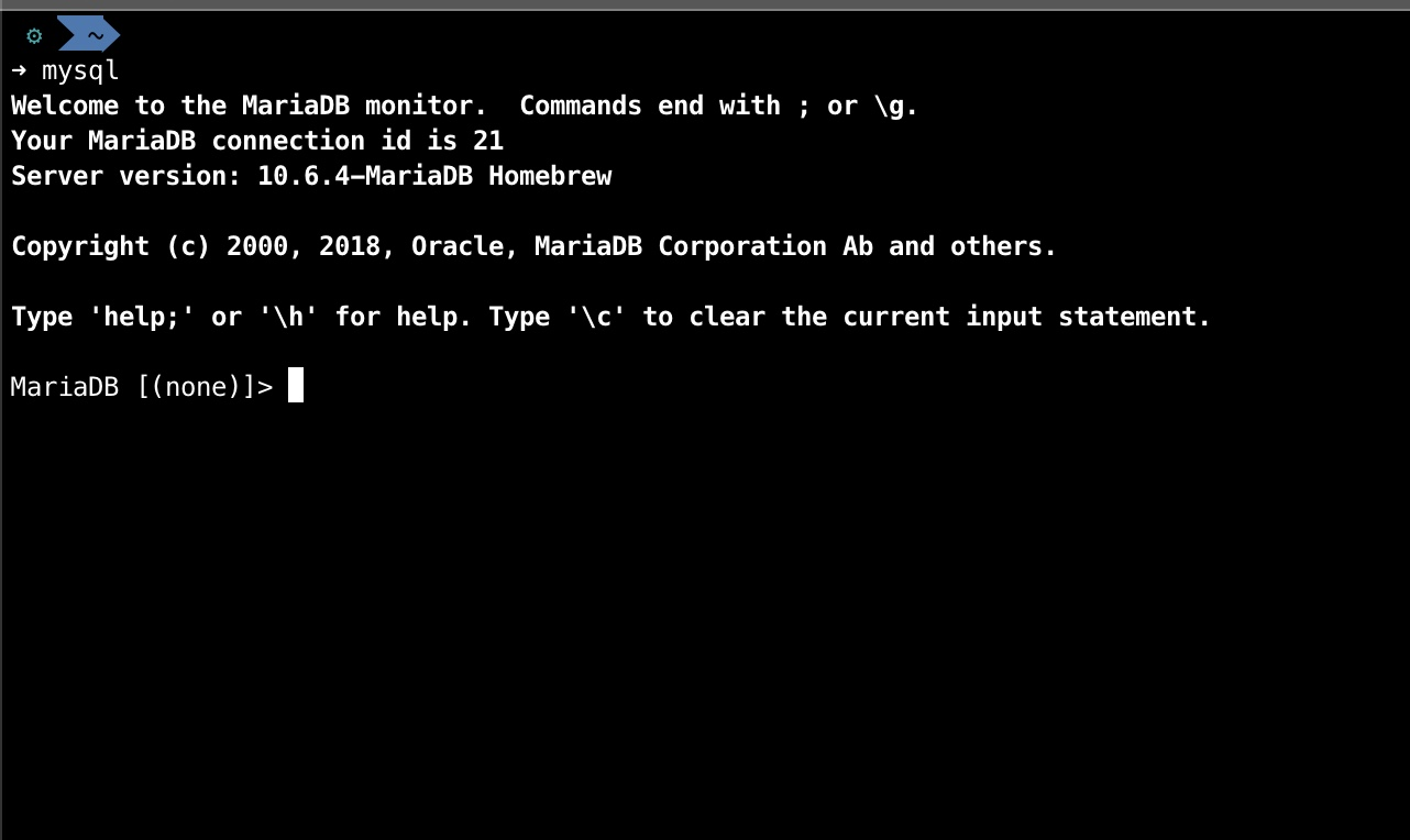 Cara install MariaDB di MacOS dengan menggunakan Homebrew