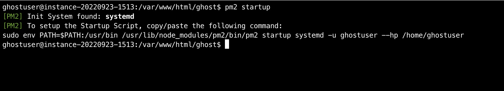 Cara self hosted Ghost CMS dengan nginx dan pm2