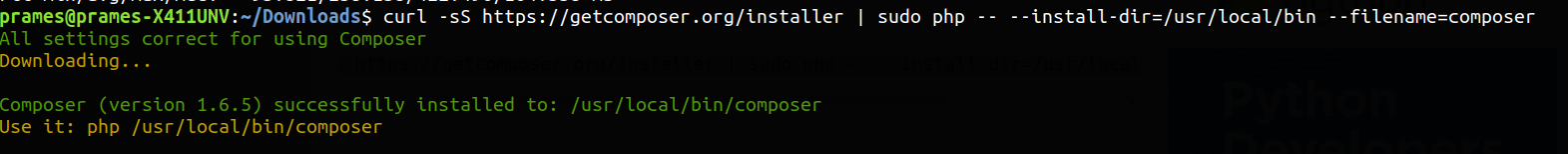 Cara mudah install PHP Composer di Ubuntu Linux