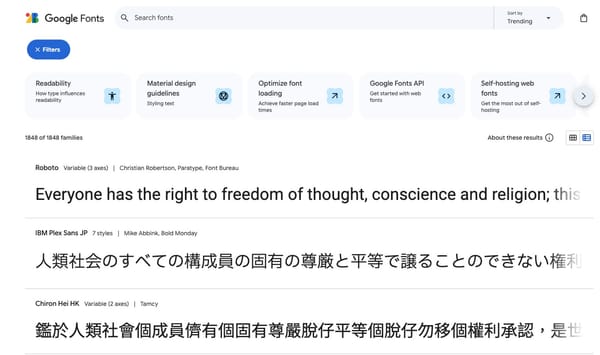 Bagaimana menggunakan Google Fonts di Web/Blog